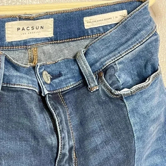 PacSun High Rise Ankle Jeggings Size 24 - Picture 4 of 5